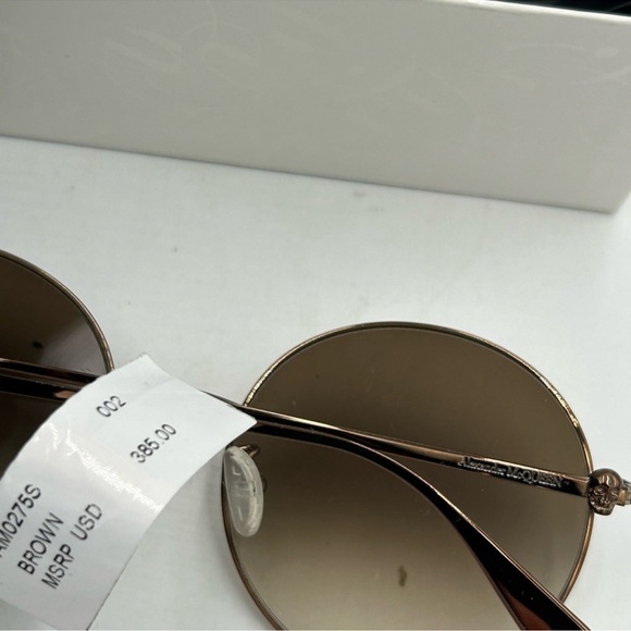 Women’s Alexander McQueen round sunglasses made in Italy main image 5